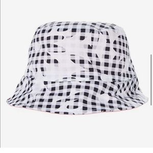 KATE SPADE NEW YORK Daisy Gingham Reversible Bucket Hat